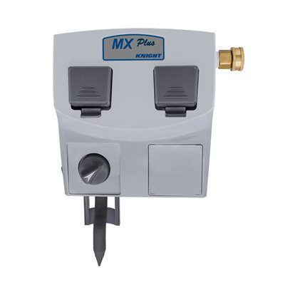 Chemical mixing station dispenser