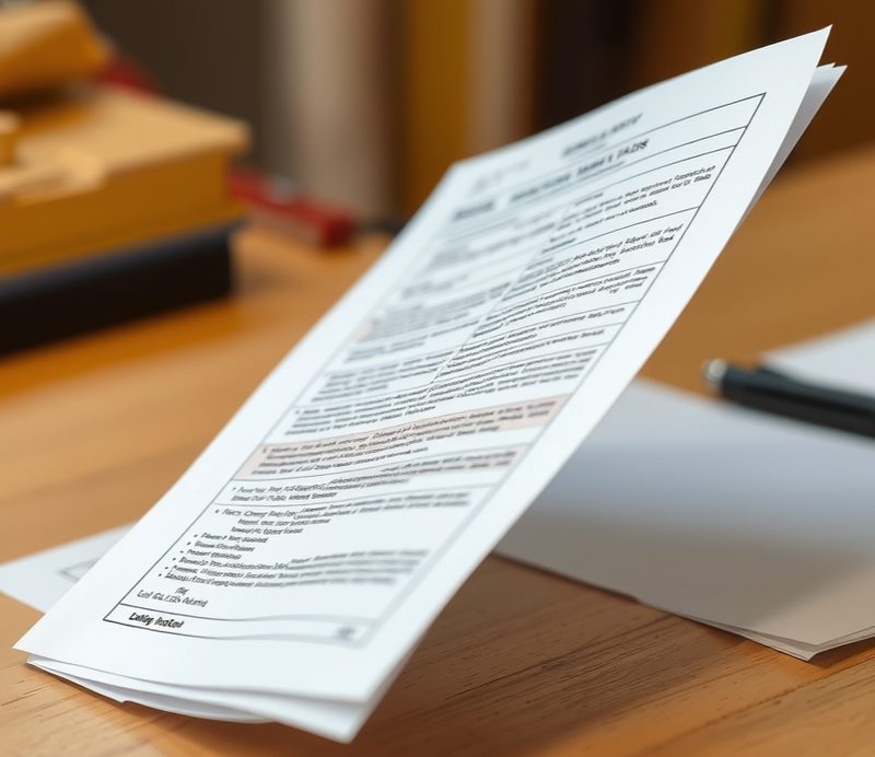 Safety paperwork