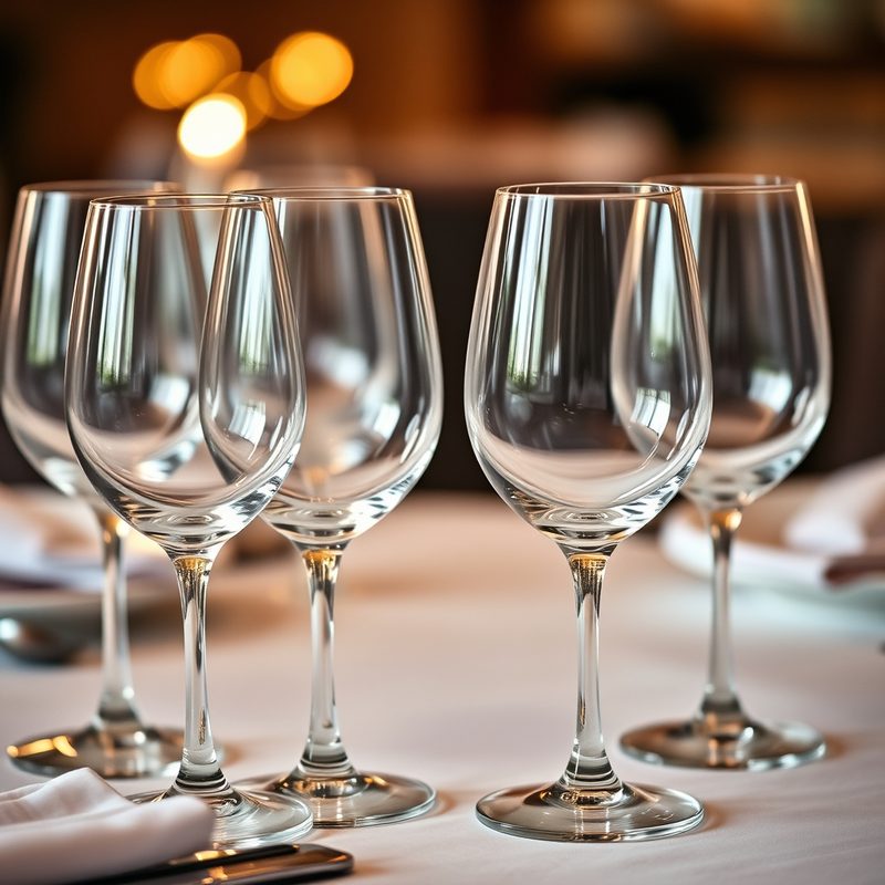Sparkling wine glass